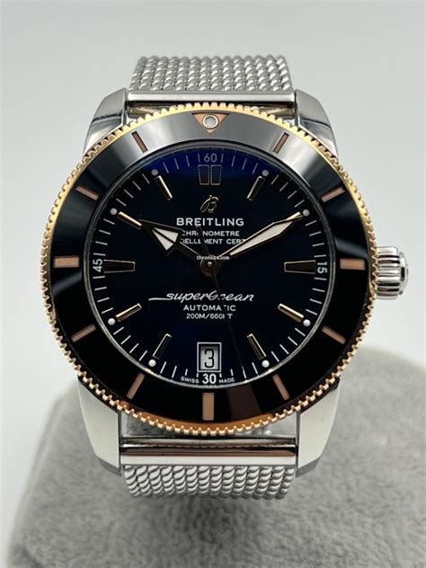 breitling superocean heritage two tone.